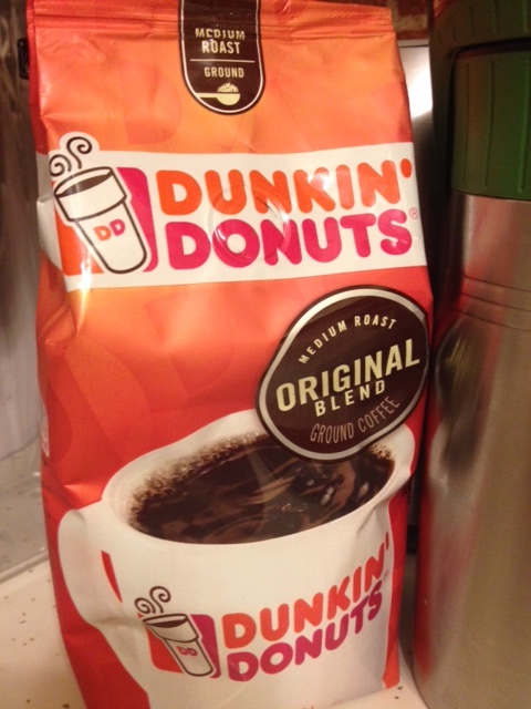 Photo showing Dunkin Donut's ground coffee
